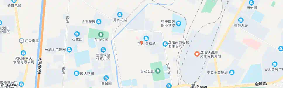 沈阳正大香格城南门_公交站地图_沈阳公交_妙搜公交查询2025