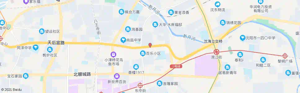 沈阳草仓路小什字街_公交站地图_沈阳公交_妙搜公交查询2025
