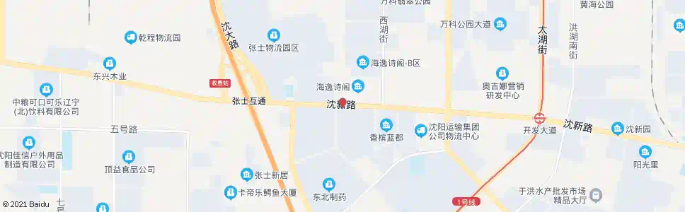 沈阳张士果品市场_公交站地图_沈阳公交_妙搜公交查询2025