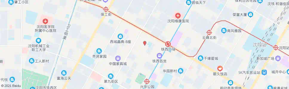 沈阳南六路勋望街_公交站地图_沈阳公交_妙搜公交查询2025