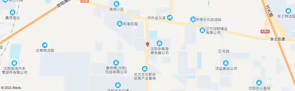 沈阳中央大街五号路_公交站地图_沈阳公交_妙搜公交查询2025