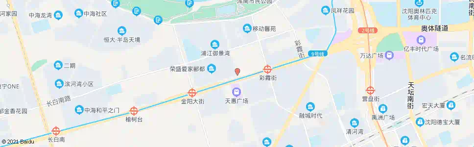 沈阳绮霞街浑南西路_公交站地图_沈阳公交_妙搜公交查询2025