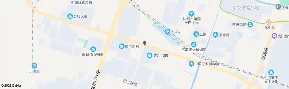 沈阳肇工北街_公交站地图_沈阳公交_妙搜公交查询2025