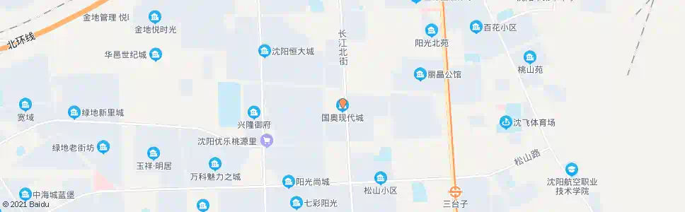 沈阳国奥现代城_公交站地图_沈阳公交_妙搜公交查询2025