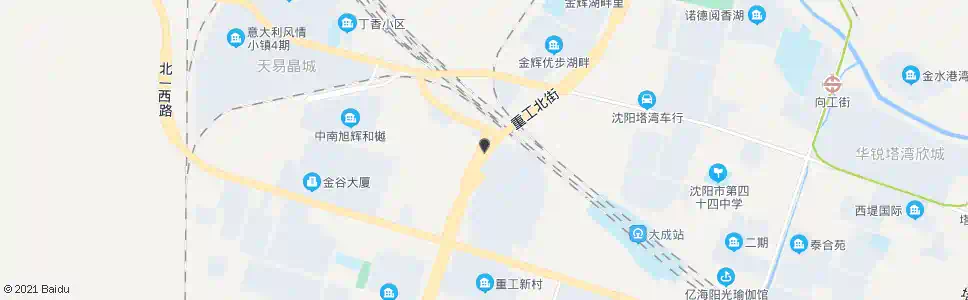 沈阳重工街广业路_公交站地图_沈阳公交_妙搜公交查询2025