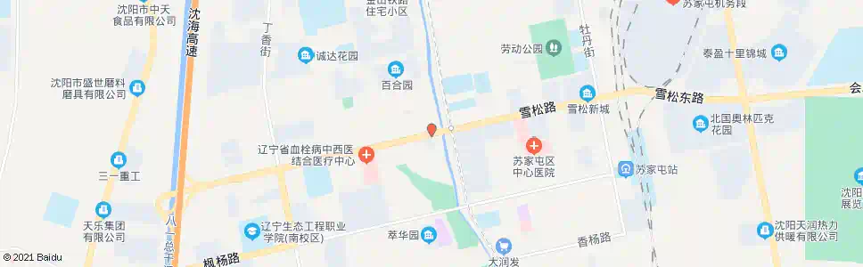沈阳雪松路迎春街_公交站地图_沈阳公交_妙搜公交查询2025