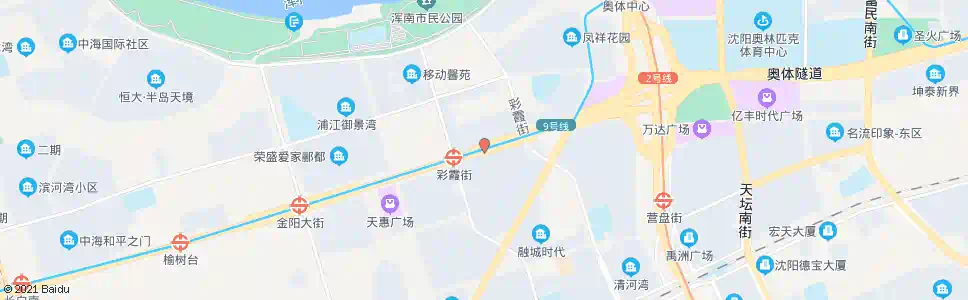 沈阳浑南西路夹河街_公交站地图_沈阳公交_妙搜公交查询2025