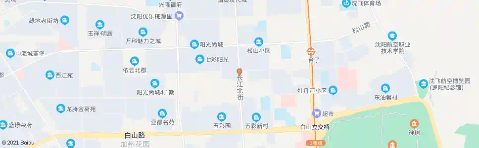 沈阳长江街北固山路_公交站地图_沈阳公交_妙搜公交查询2025