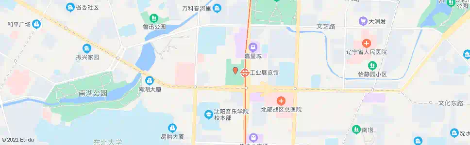 沈阳工业展览馆站_公交站地图_沈阳公交_妙搜公交查询2025
