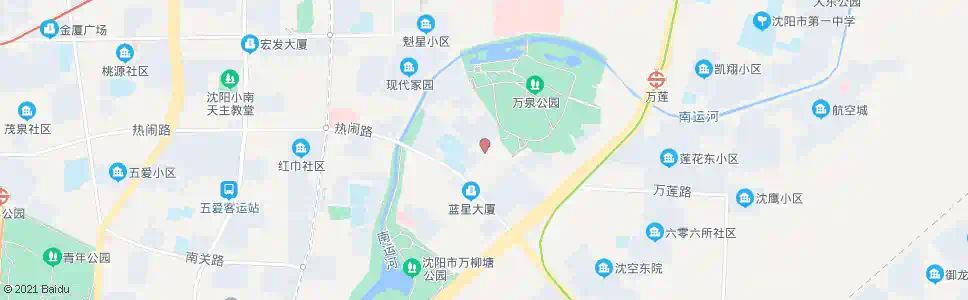 沈阳市盲校万泉街_公交站地图_沈阳公交_妙搜公交查询2025