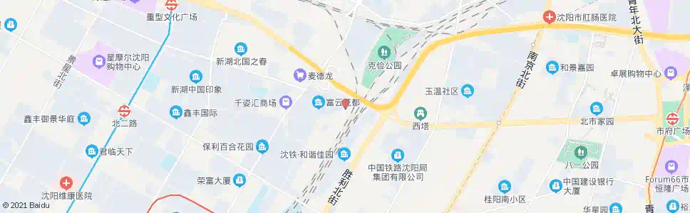 沈阳富云花都_公交站地图_沈阳公交_妙搜公交查询2025