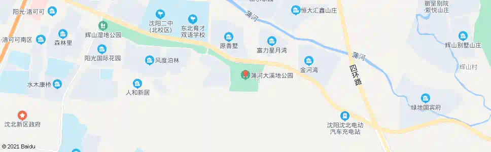 沈阳大溪地公园_公交站地图_沈阳公交_妙搜公交查询2025