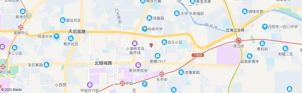 沈阳大什字街草仓路_公交站地图_沈阳公交_妙搜公交查询2025