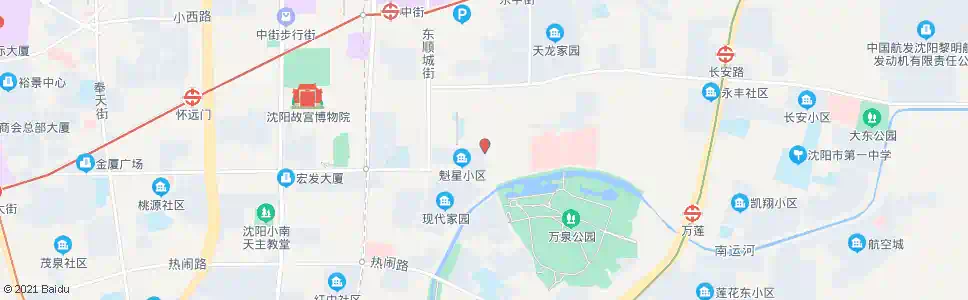 沈阳育才巷小什字街_公交站地图_沈阳公交_妙搜公交查询2025