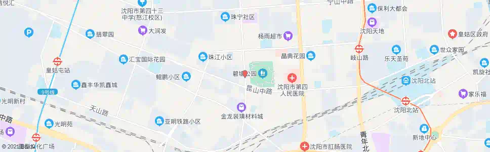 沈阳碧塘公园西_公交站地图_沈阳公交_妙搜公交查询2025