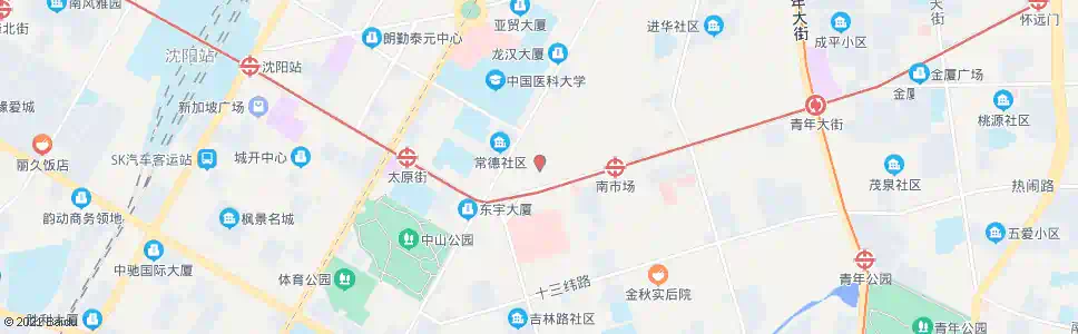 沈阳电业体育馆_公交站地图_沈阳公交_妙搜公交查询2025