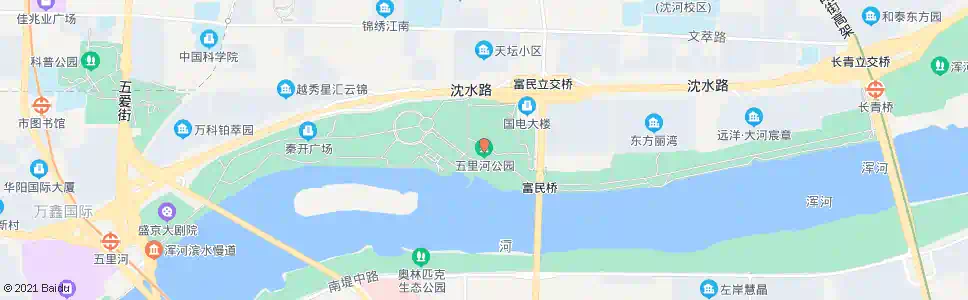 沈阳五里河公园_公交站地图_沈阳公交_妙搜公交查询2025