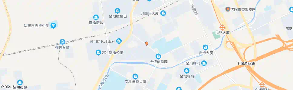 沈阳新优街世纪路_公交站地图_沈阳公交_妙搜公交查询2025