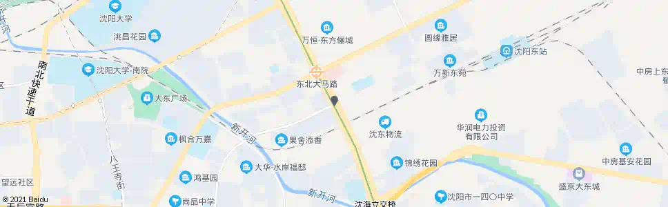 沈阳北海街工农路_公交站地图_沈阳公交_妙搜公交查询2025