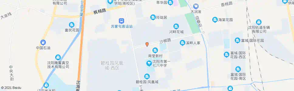 沈阳河畔三期_公交站地图_沈阳公交_妙搜公交查询2025