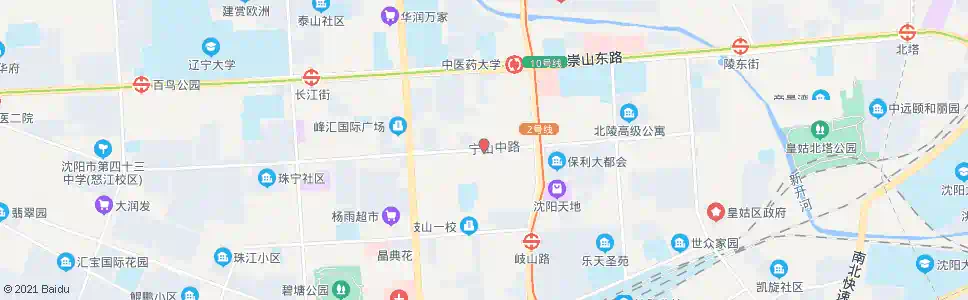 沈阳宁山中路_公交站地图_沈阳公交_妙搜公交查询2025