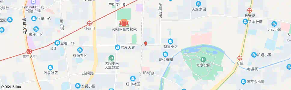 沈阳大南门东_公交站地图_沈阳公交_妙搜公交查询2025