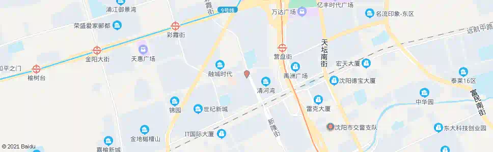 沈阳金河湾_公交站地图_沈阳公交_妙搜公交查询2025
