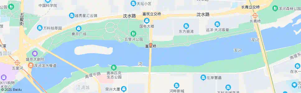 沈阳文萃路富民桥_公交站地图_沈阳公交_妙搜公交查询2025