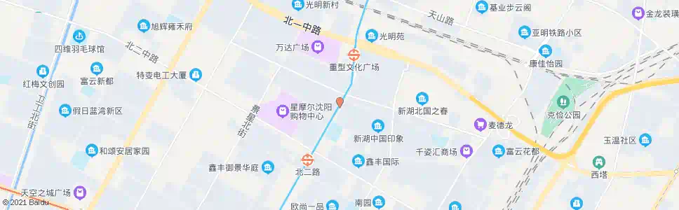 沈阳兴华街小北一路_公交站地图_沈阳公交_妙搜公交查询2025