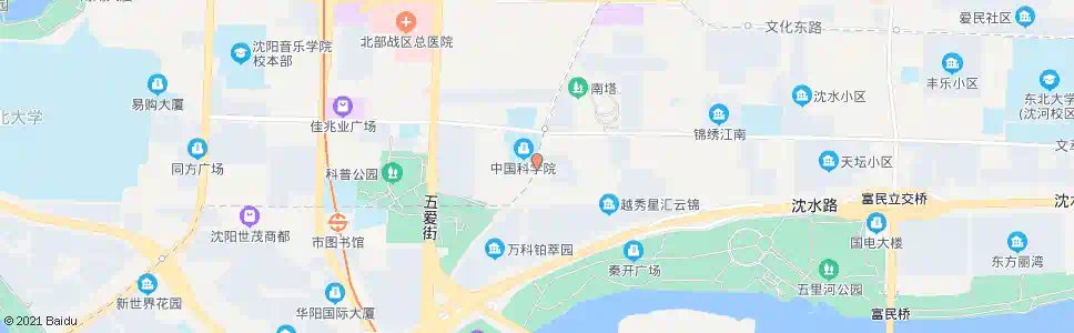 沈阳纺织研究院_公交站地图_沈阳公交_妙搜公交查询2025
