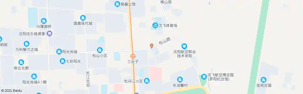 沈阳松山路_公交站地图_沈阳公交_妙搜公交查询2025