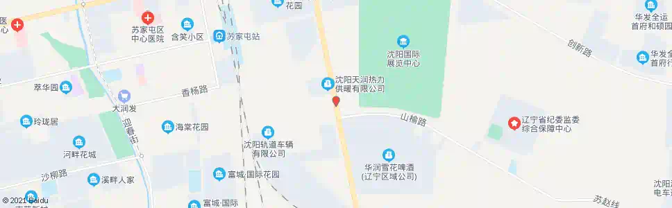 沈阳雪莲街山榆路_公交站地图_沈阳公交_妙搜公交查询2025