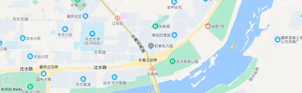 沈阳和泰东方园_公交站地图_沈阳公交_妙搜公交查询2025