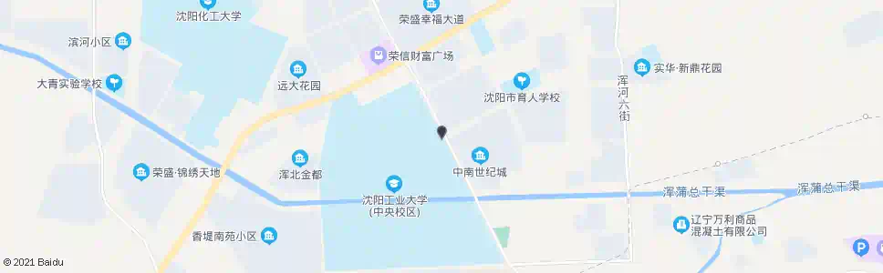 沈阳沈阳工业大学东门_公交站地图_沈阳公交_妙搜公交查询2025