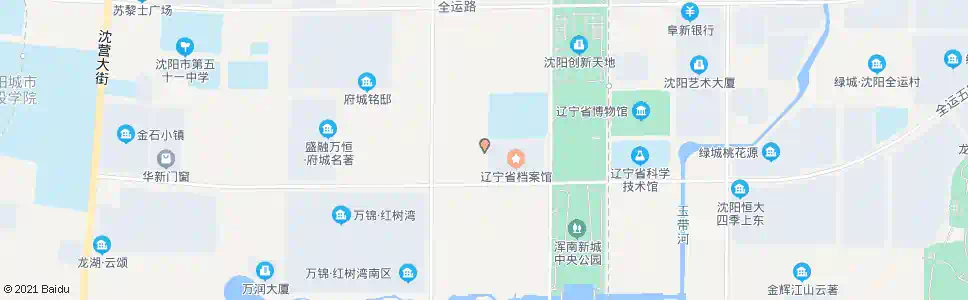 沈阳智慧一街全运五路_公交站地图_沈阳公交_妙搜公交查询2025