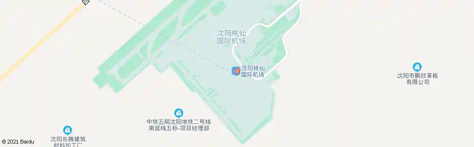沈阳桃仙机场T3航站楼_公交站地图_沈阳公交_妙搜公交查询2025
