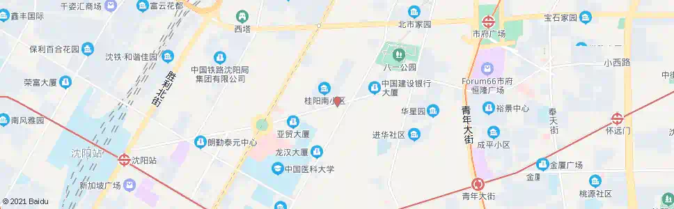 沈阳中山路和平大街_公交站地图_沈阳公交_妙搜公交查询2025