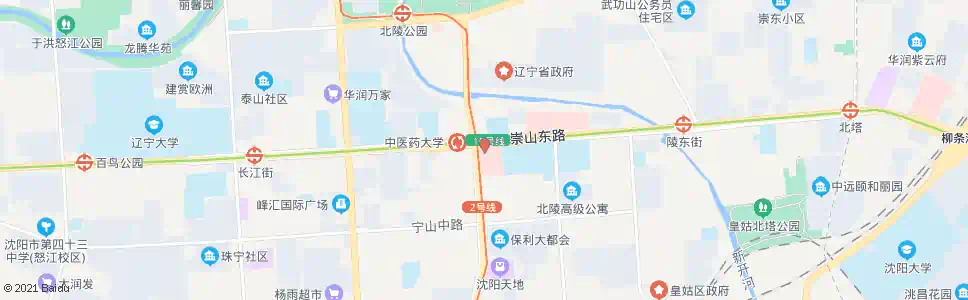 沈阳辽宁中医_公交站地图_沈阳公交_妙搜公交查询2025