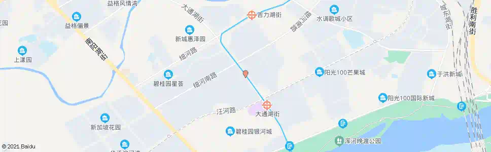 沈阳大通湖街细河南路_公交站地图_沈阳公交_妙搜公交查询2025