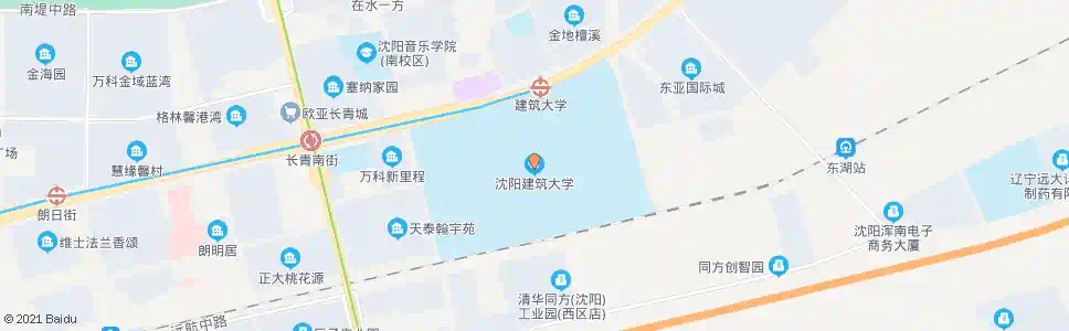 沈阳沈阳建筑大学_公交站地图_沈阳公交_妙搜公交查询2025