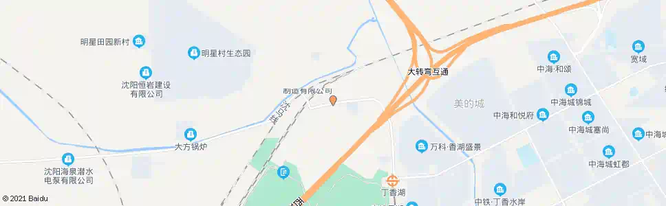 沈阳大转弯桥_公交站地图_沈阳公交_妙搜公交查询2025
