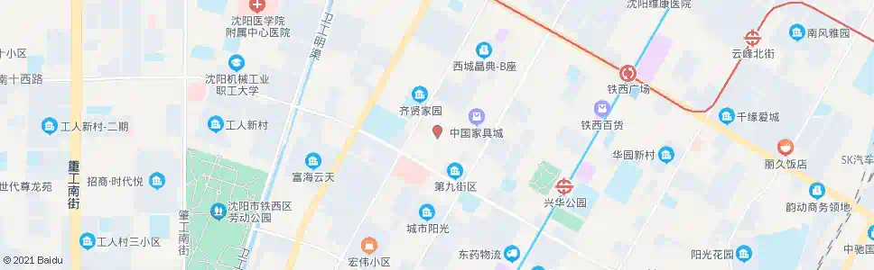 沈阳南九路兴顺街_公交站地图_沈阳公交_妙搜公交查询2025