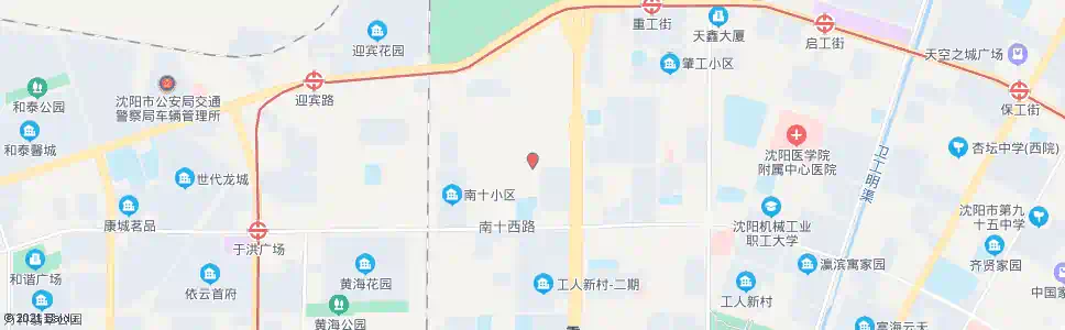 沈阳强工二街建业路_公交站地图_沈阳公交_妙搜公交查询2025