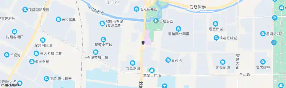 沈阳白塔市场_公交站地图_沈阳公交_妙搜公交查询2025