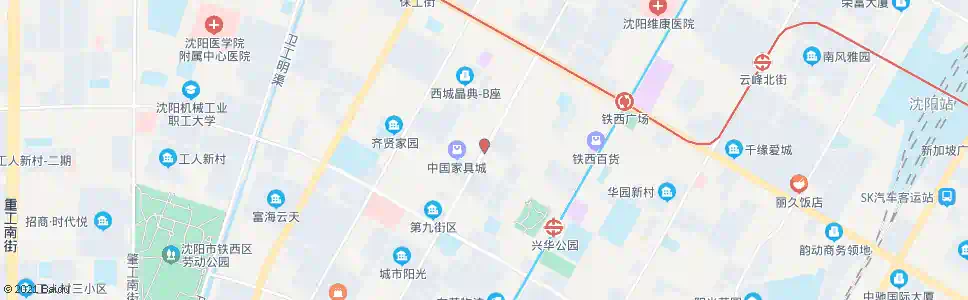 沈阳景星街南八路_公交站地图_沈阳公交_妙搜公交查询2025