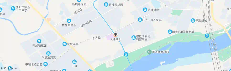 沈阳细河路大通湖街_公交站地图_沈阳公交_妙搜公交查询2025