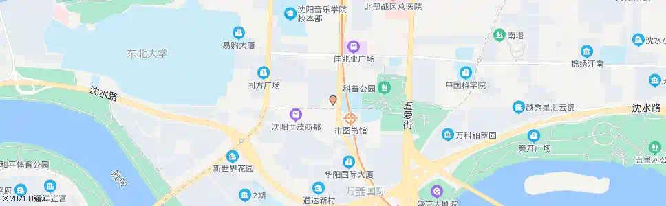 沈阳辽宁日报社_公交站地图_沈阳公交_妙搜公交查询2025