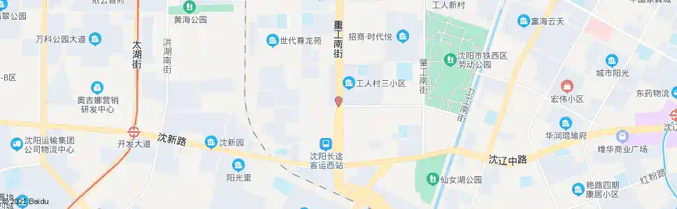 沈阳勋业三路重工街_公交站地图_沈阳公交_妙搜公交查询2025