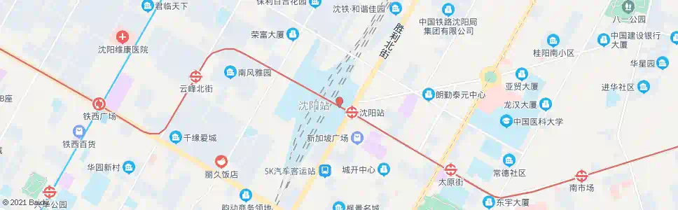 沈阳铁路道口_公交站地图_沈阳公交_妙搜公交查询2025