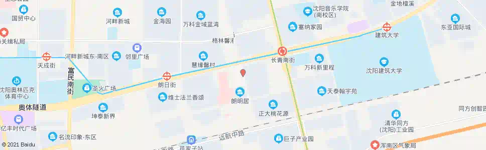 沈阳长青街孤石路_公交站地图_沈阳公交_妙搜公交查询2025